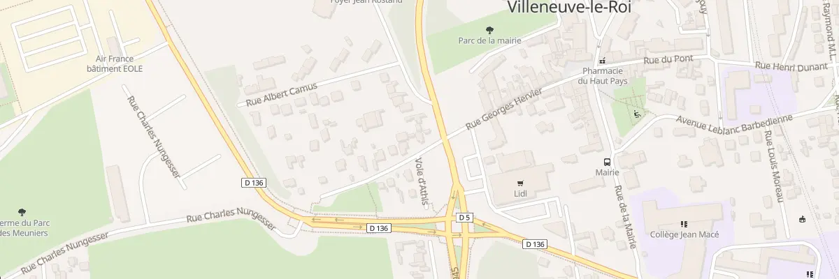 Plan du 1 Voie Normande à Villeneuve-le-Roi
