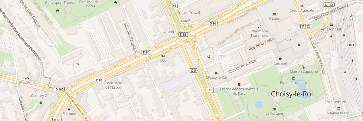 Plan du 6 Av Léon Gourdault à Choisy-le-Roi