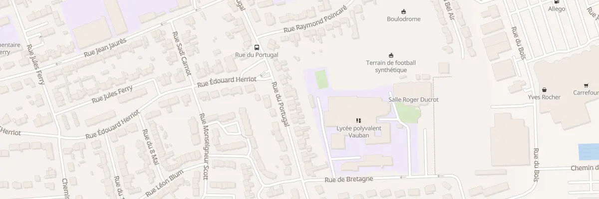 Plan du 51 Rue du Portugal à Aire-sur-la-Lys