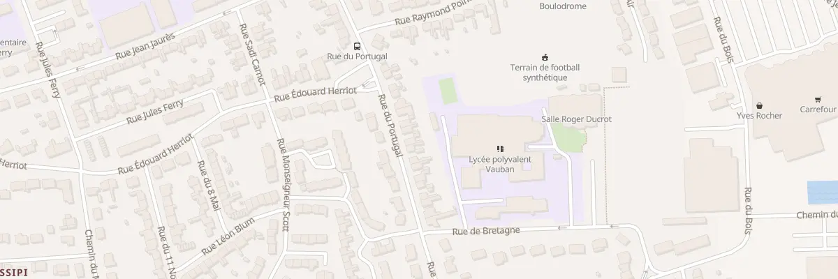 Plan du 55 Rue du Portugal à Aire-sur-la-Lys