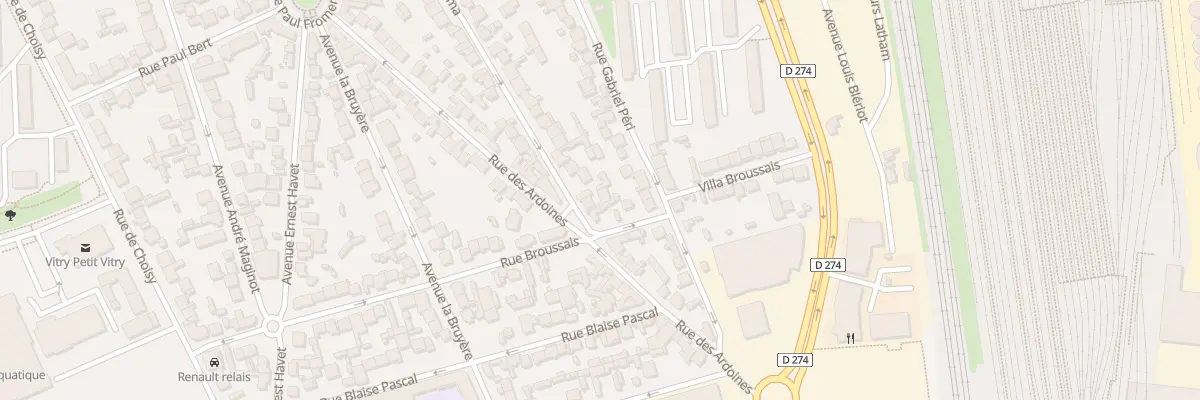 Plan du 4 Rue Talma à Vitry-sur-Seine