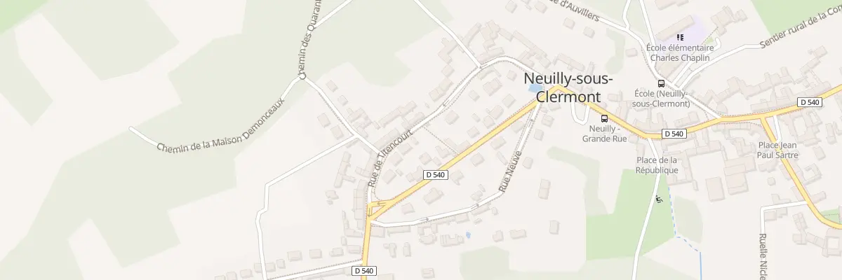Plan du 203 Rue de Titencourt à Neuilly-sous-Clermont