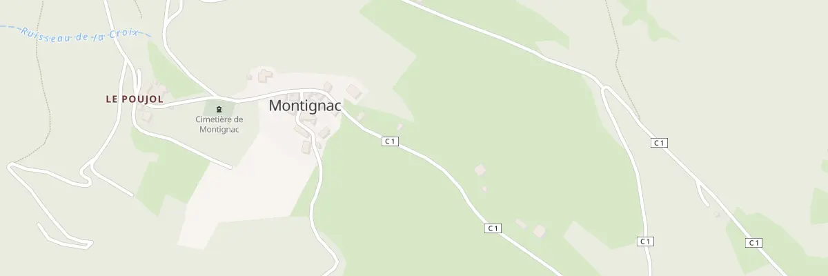 Plan du 5389 Montignac à Pont-de-Salars