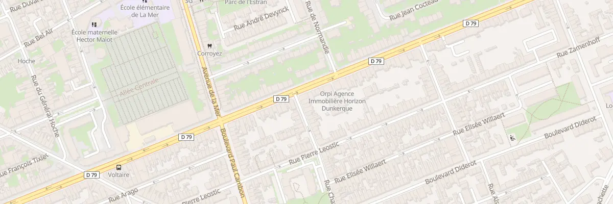 Plan du 78 Rue Chanzy à Dunkerque