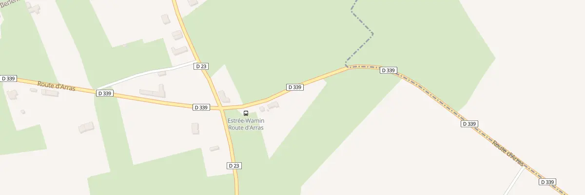 Plan du 5025 La Gare à Estrée-Wamin