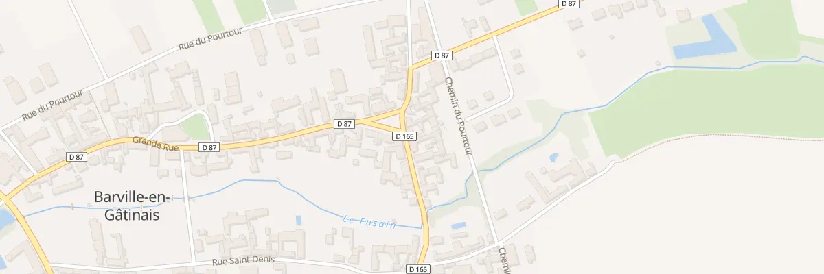Plan du 14 Rue St Martin à Barville-en-Gâtinais