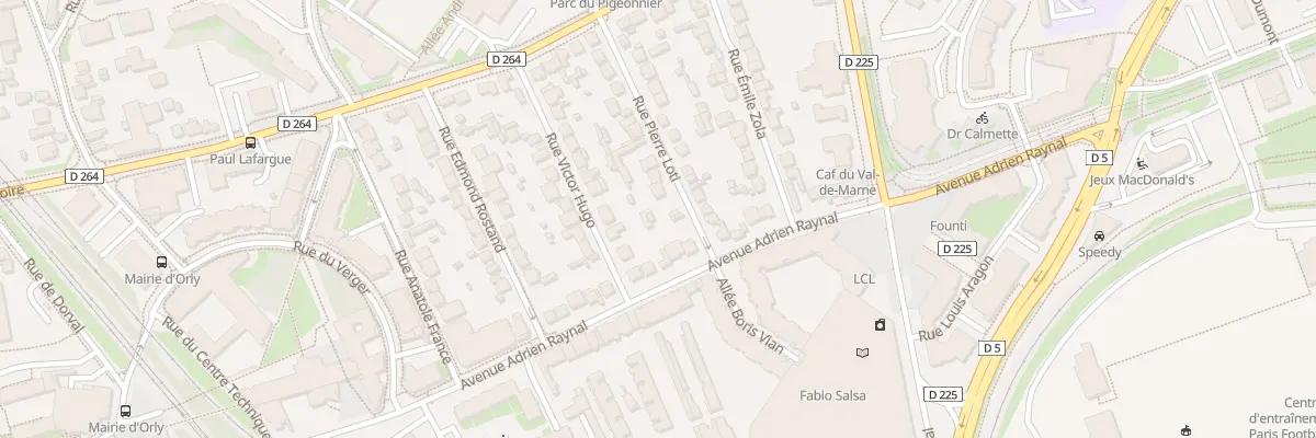 Plan du 3 Rue Pierre Loti à Orly