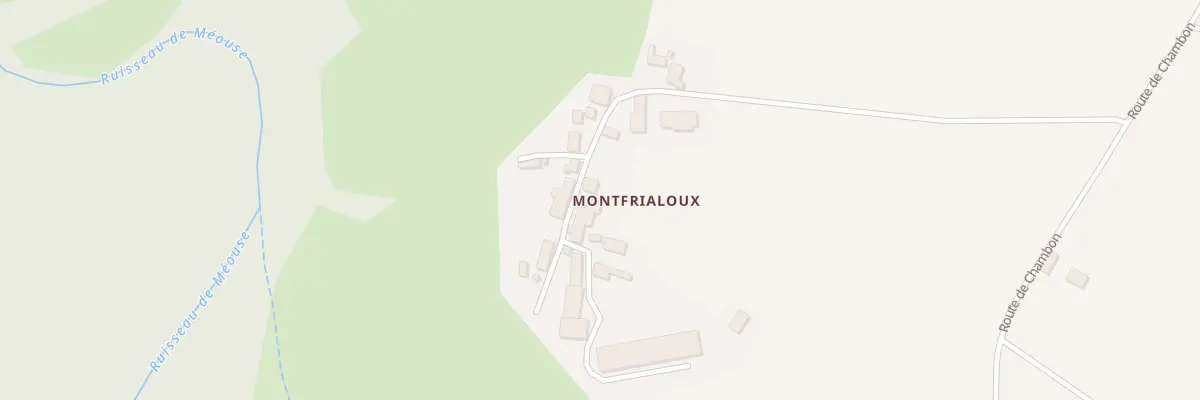 Plan du 7 Montfrialoux à Sannat