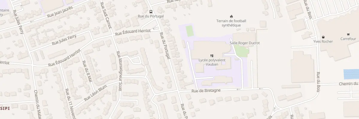 Plan du 59 Rue du Portugal à Aire-sur-la-Lys