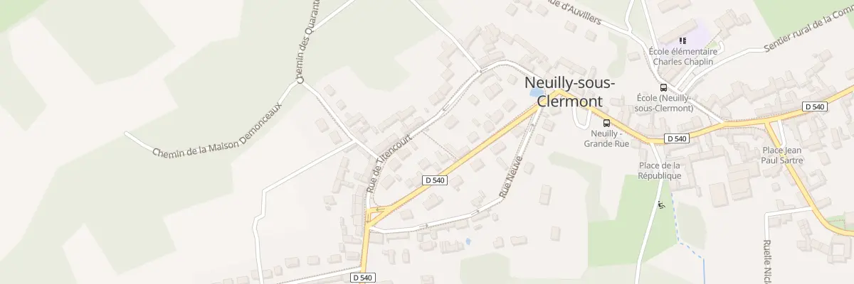 Plan du 197 Rue de Titencourt à Neuilly-sous-Clermont
