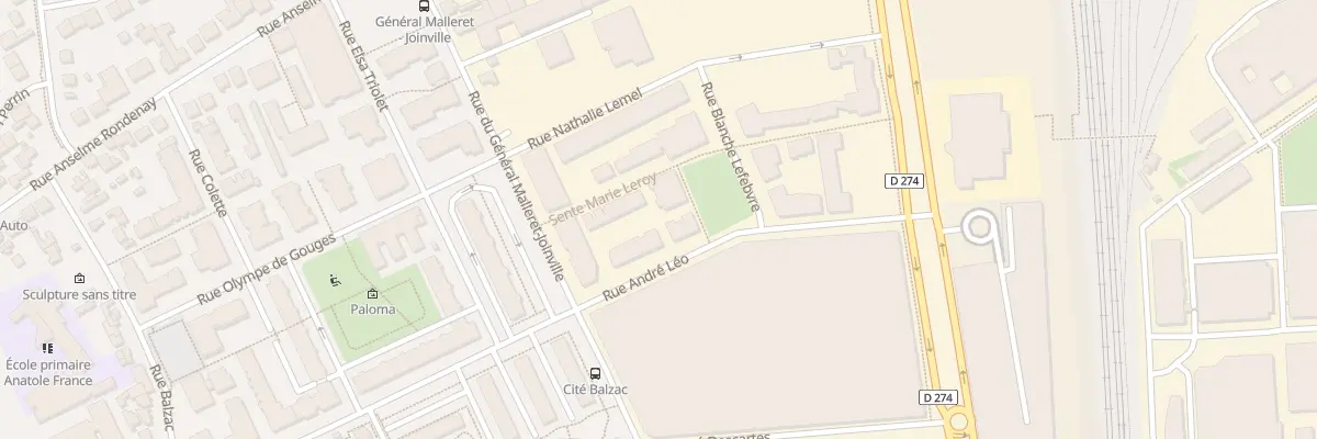Plan du 22 Rue André Léo à Vitry-sur-Seine