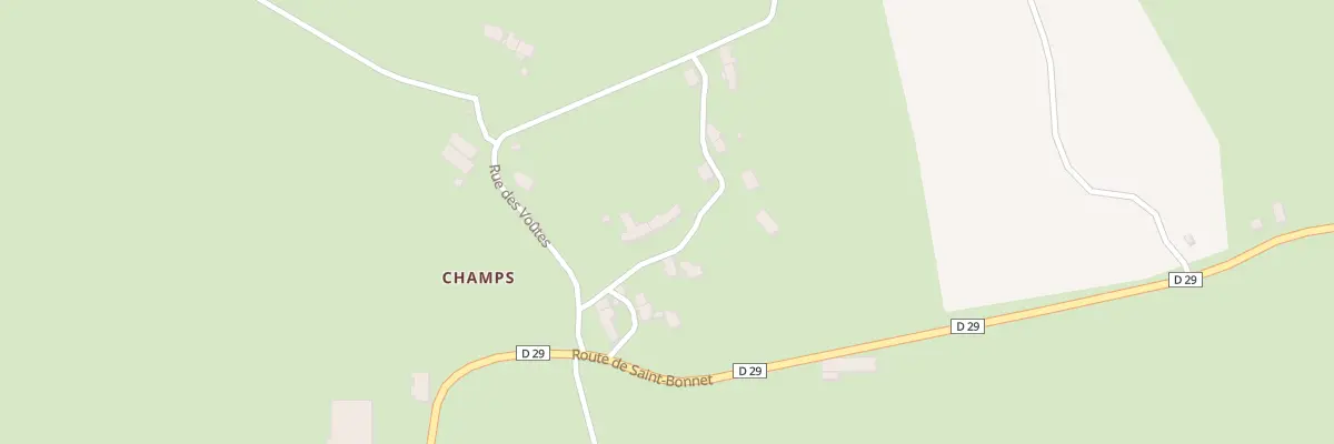 Plan du 5047 Champs à Drugeac