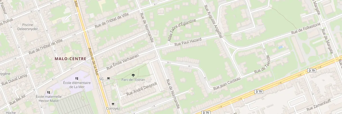 Plan du 36 Rue Paul Hazard à Dunkerque