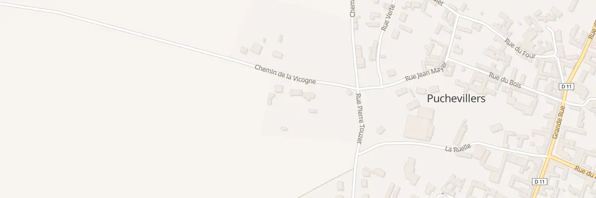 Plan du 3 Che de la Vicogne à Puchevillers