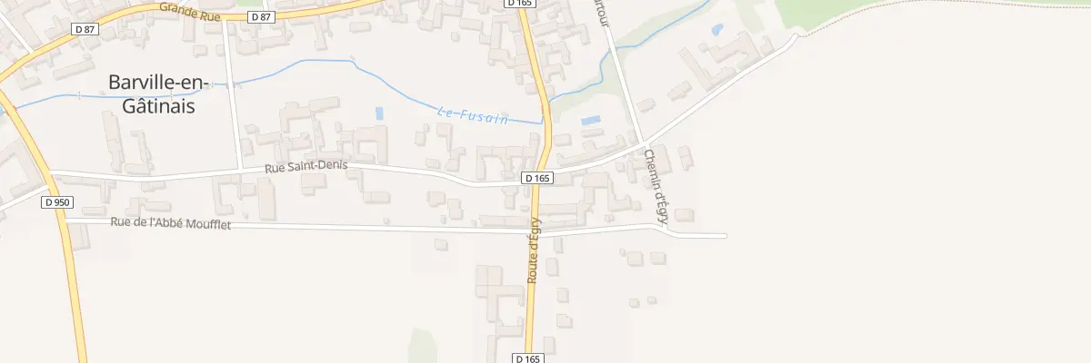 Plan du 1 Rte d’Egry à Barville-en-Gâtinais