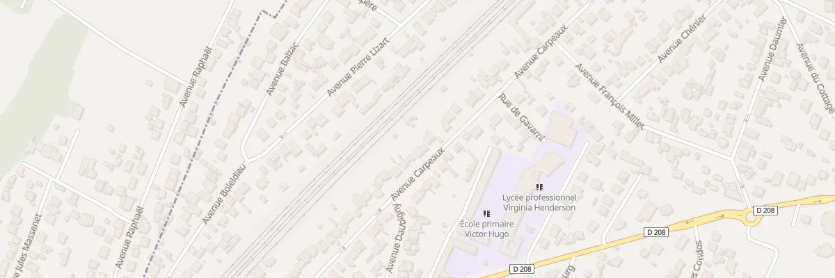 Plan du 64 Av Carpeaux à Arnouville