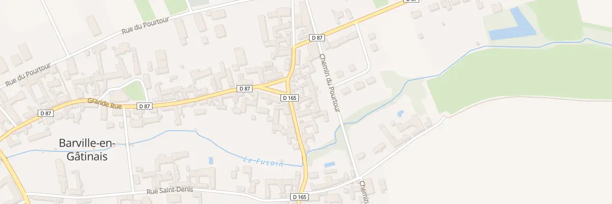 Plan du 12 Rue St Martin à Barville-en-Gâtinais