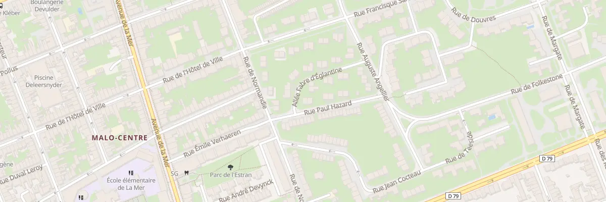 Plan du 53 Rue Paul Hazard à Dunkerque