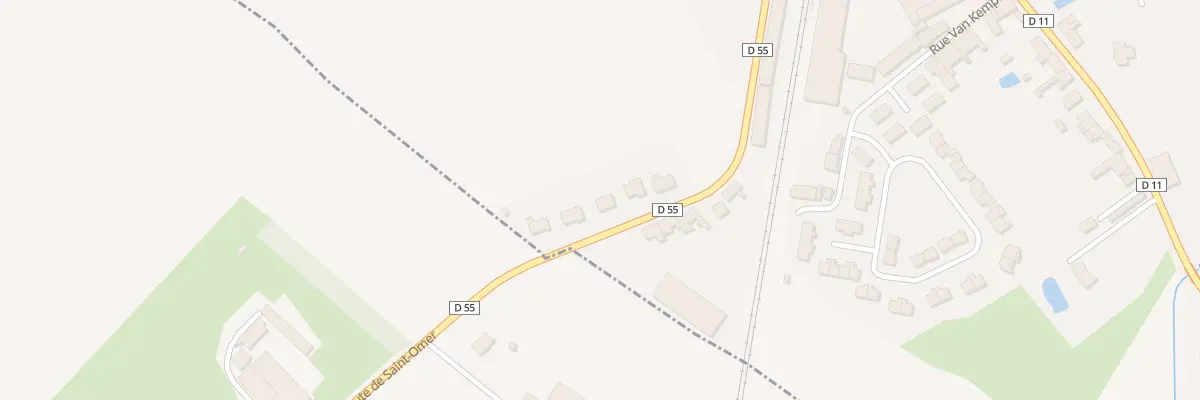 Plan du 50 Rue de Saint - Omer à Arnèke