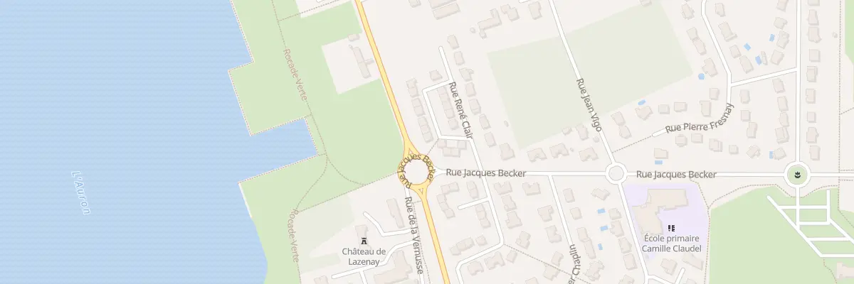 Plan du 9 Rue Edith Piaf à Bourges