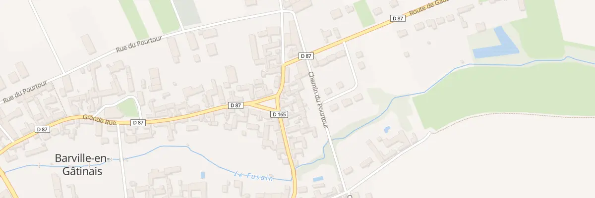 Plan du 20 Rue St Martin à Barville-en-Gâtinais