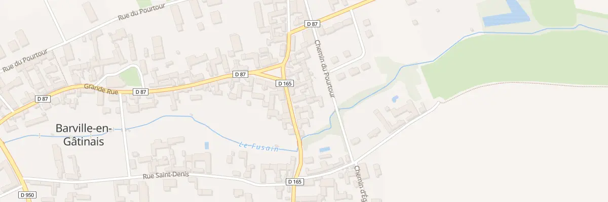 Plan du 8 Rue St Martin à Barville-en-Gâtinais