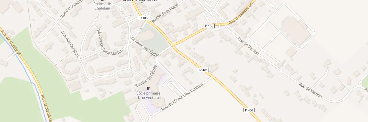 Plan du 40 Rue de Boeseghem à Blaringhem