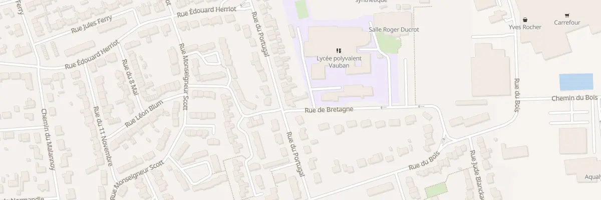Plan du 73 Rue du Portugal à Aire-sur-la-Lys