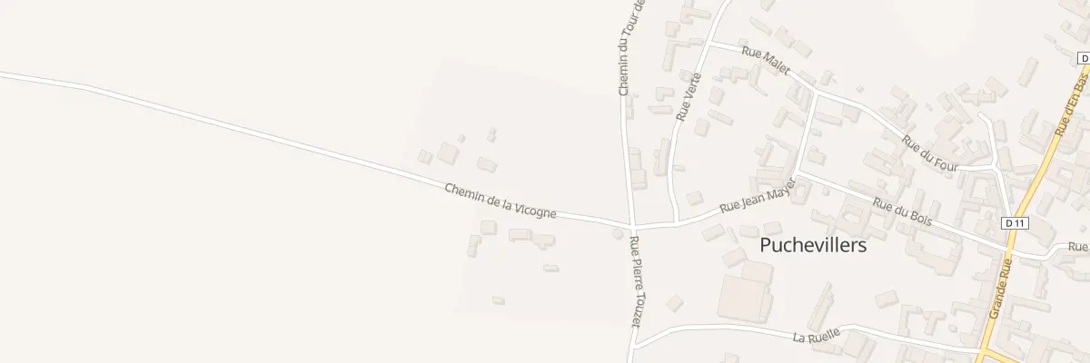 Plan du 4A Che de la Vicogne à Puchevillers