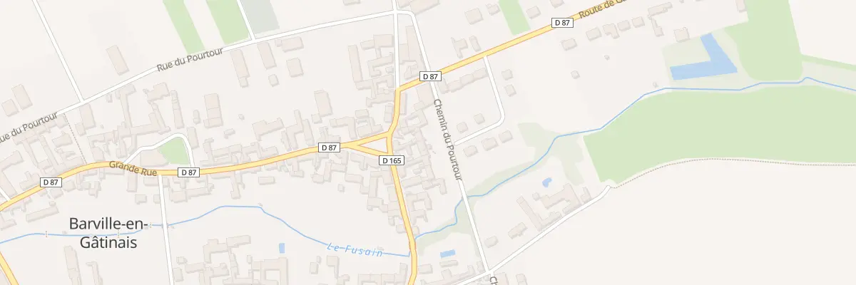 Plan du 18 Rue St Martin à Barville-en-Gâtinais
