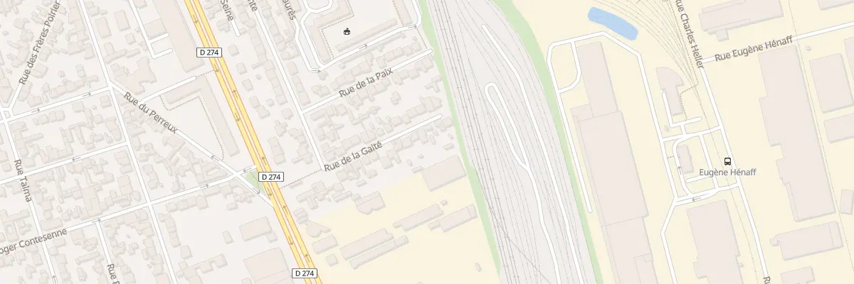 Plan du 9 Rue de la Gaité à Vitry-sur-Seine