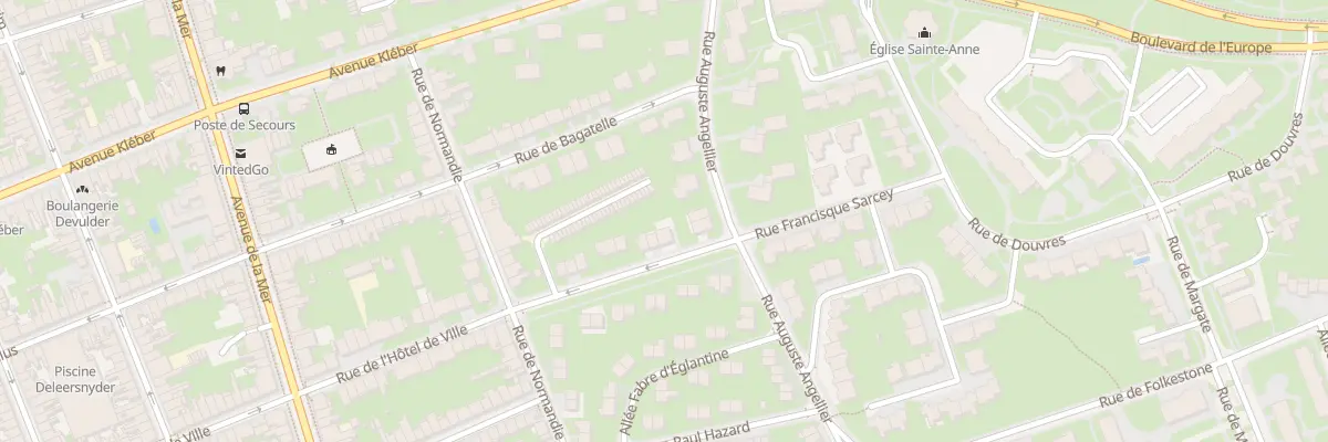 Plan du 119 Rue Francisque Sarcey à Dunkerque