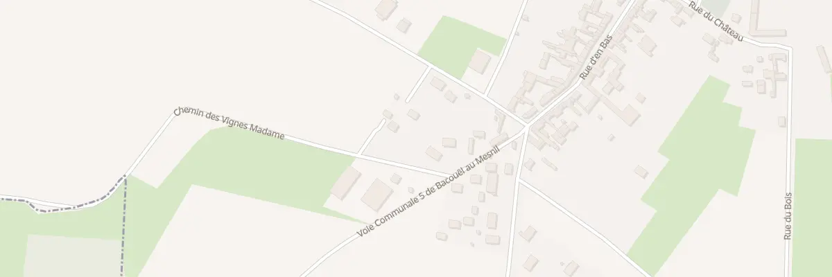 Plan du 3 Rte de la Gare au Mesnil-Saint-Firmin