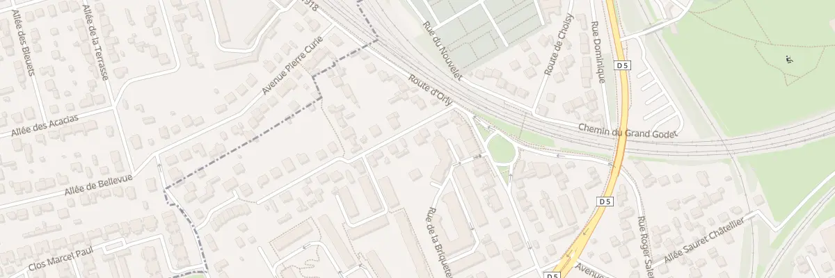 Plan du 5 Rue des Gilletains à Villeneuve-le-Roi