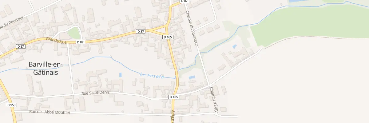 Plan du 6 Rue St Martin à Barville-en-Gâtinais