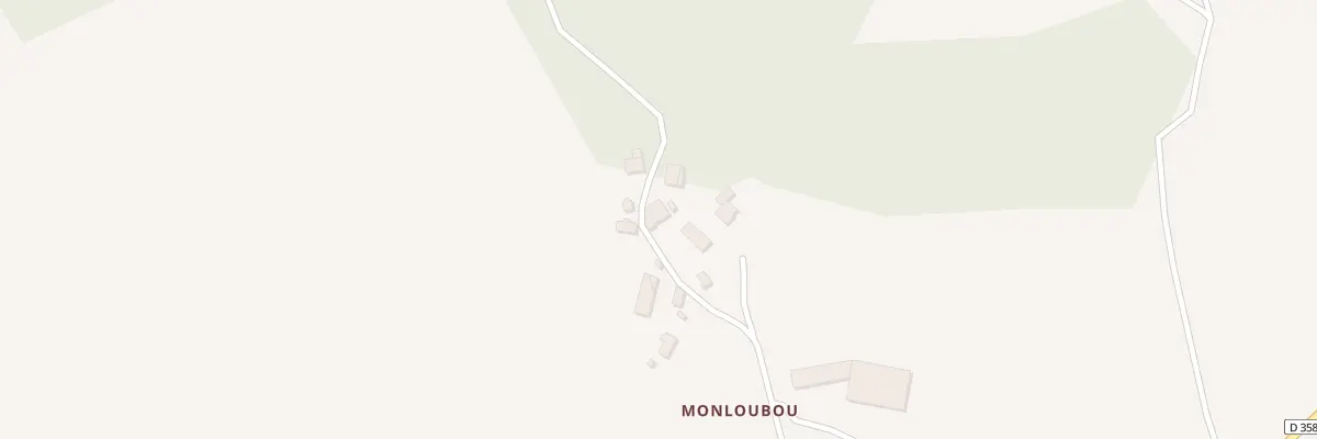 Plan du 14 Montloubou à Roannes-Saint-Mary