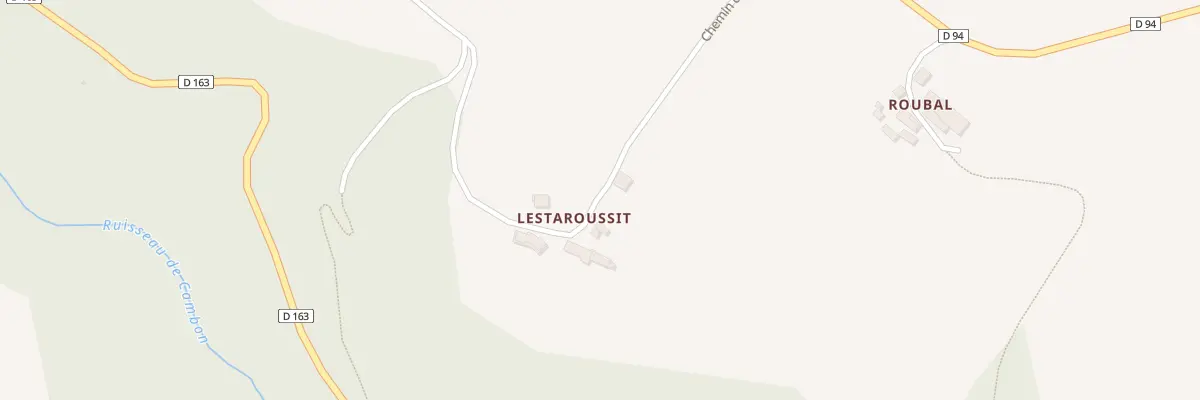 Plan du 358 Che de Lestaroussit au Fraysse