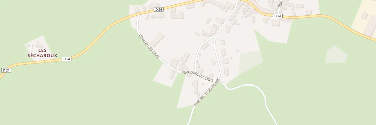 Plan du 4 Fg du Chez à Sannat