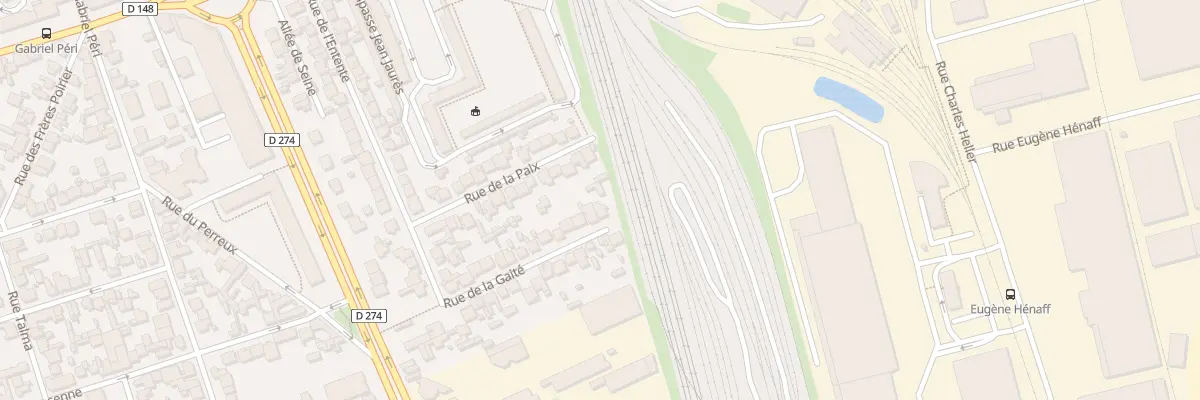 Plan du 4 Rue de la Gaité à Vitry-sur-Seine