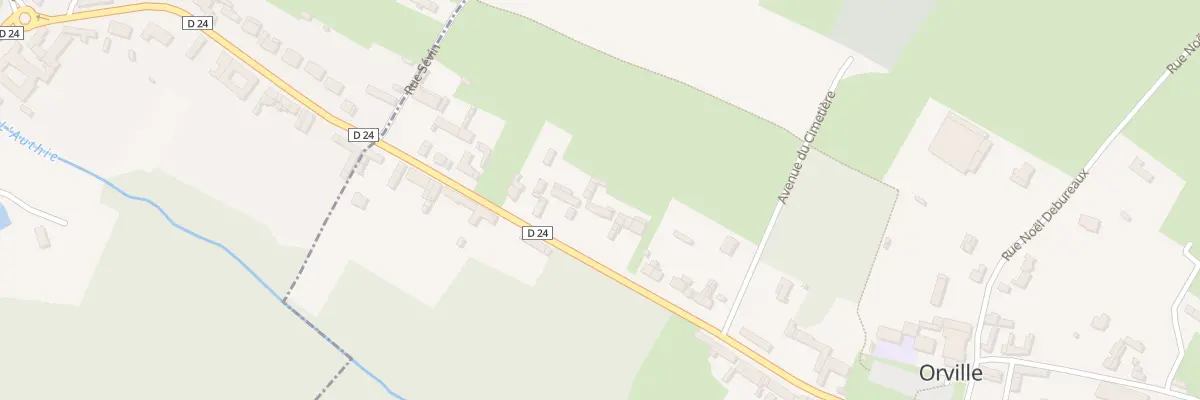 Plan du 22 Rue Henri Capron à Orville