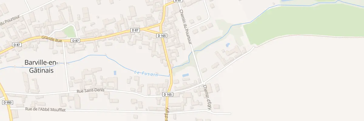 Plan du 6B Rue St Martin à Barville-en-Gâtinais