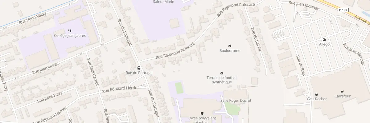 Plan du 12 Rue Raymond Poincare à Aire-sur-la-Lys