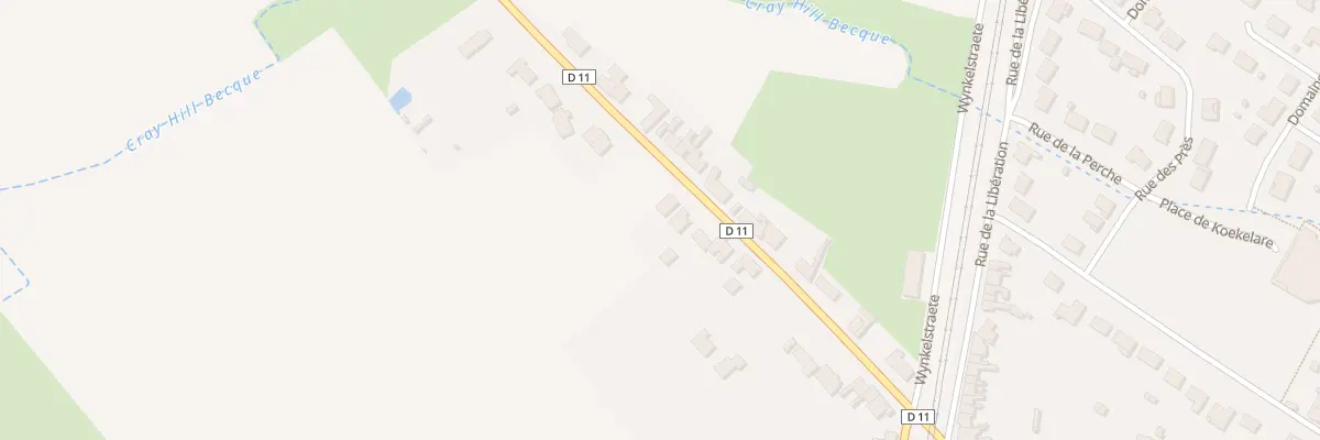 Plan du 13B Rue de Bourbourg à Arnèke