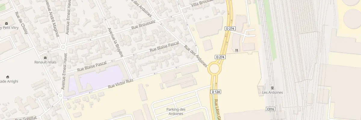 Plan du 26 Rue Victor Ruiz à Vitry-sur-Seine