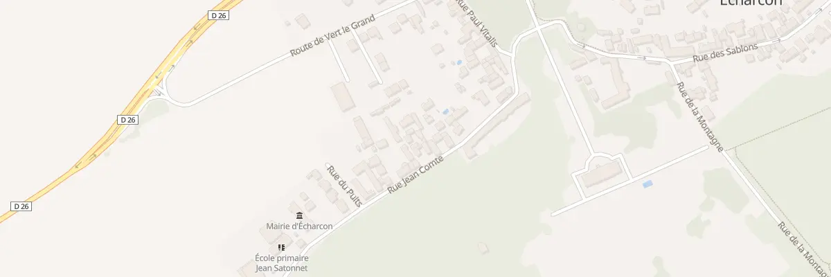 Plan du 10B Rue Jean Comte à Écharcon