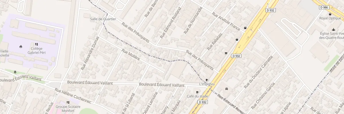 Plan du 17B Rue des Prévoyants à La Courneuve