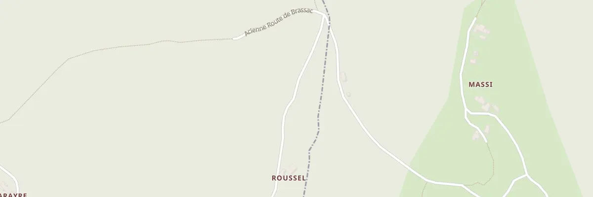 Plan du 5596 Roussel à Lacrouzette