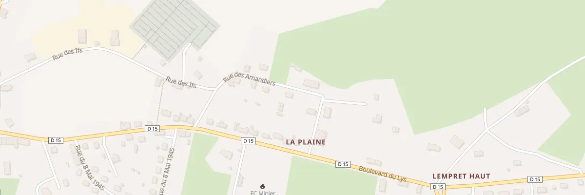 Plan du 8 Rue du Menuisier à Champagnac