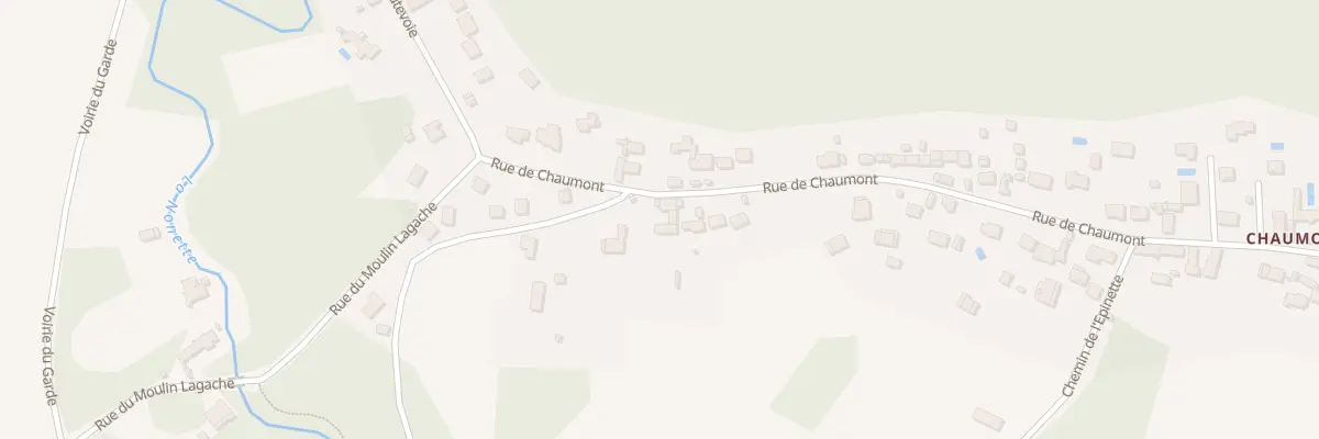 Plan du 81 Rue de Chaumont à Gouvieux