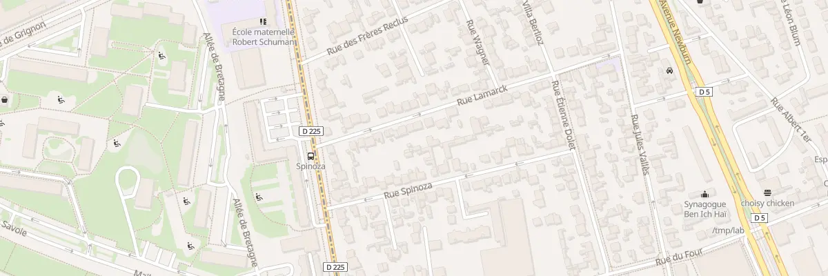 Plan du 45 Rue Lamarck à Choisy-le-Roi
